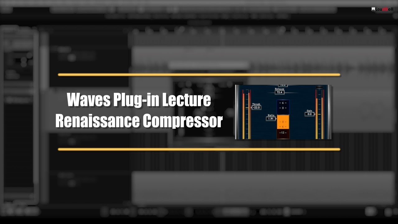 Waves Renaissance Compressor(알컴프) Plugin Lecture - 플러그인강좌