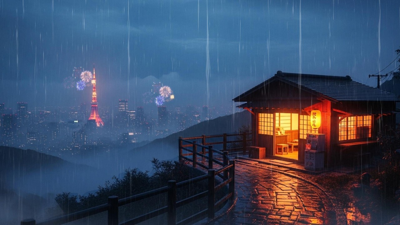 Soft Rain & Lofi Beats 🌧️ Peaceful Music for Stress Relief & Sleep