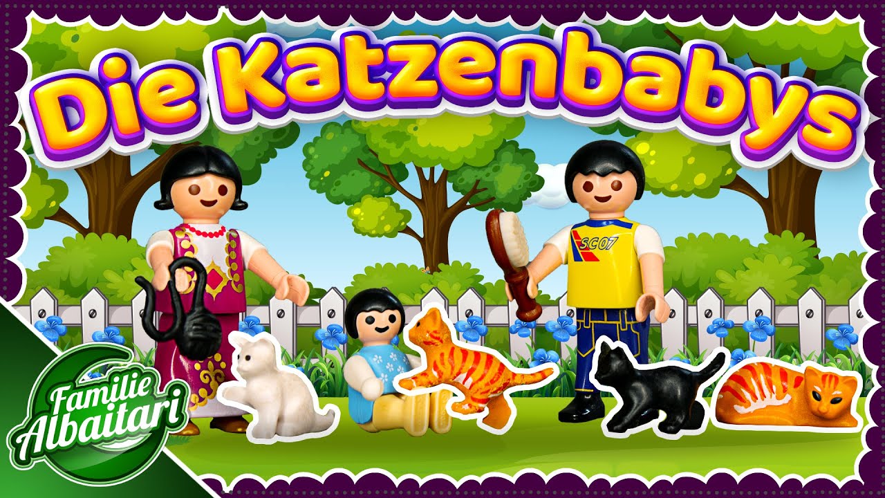 🐱 Die Katzenbabys suchen ein Zuhause 👀🐈 Süße Kitten 💕 Playmobilfilm mit Katzen