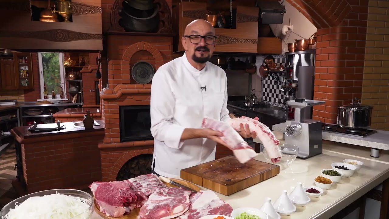 Рагу с мясными рулетами