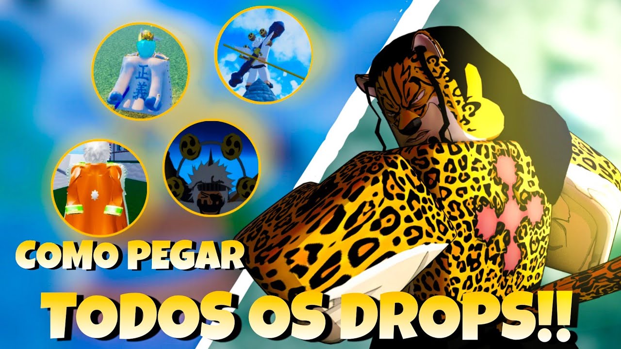 COMO PEGAR TODOS OS DROPS DO GPO!! - ROBLOX #roblox #grandpieceonline