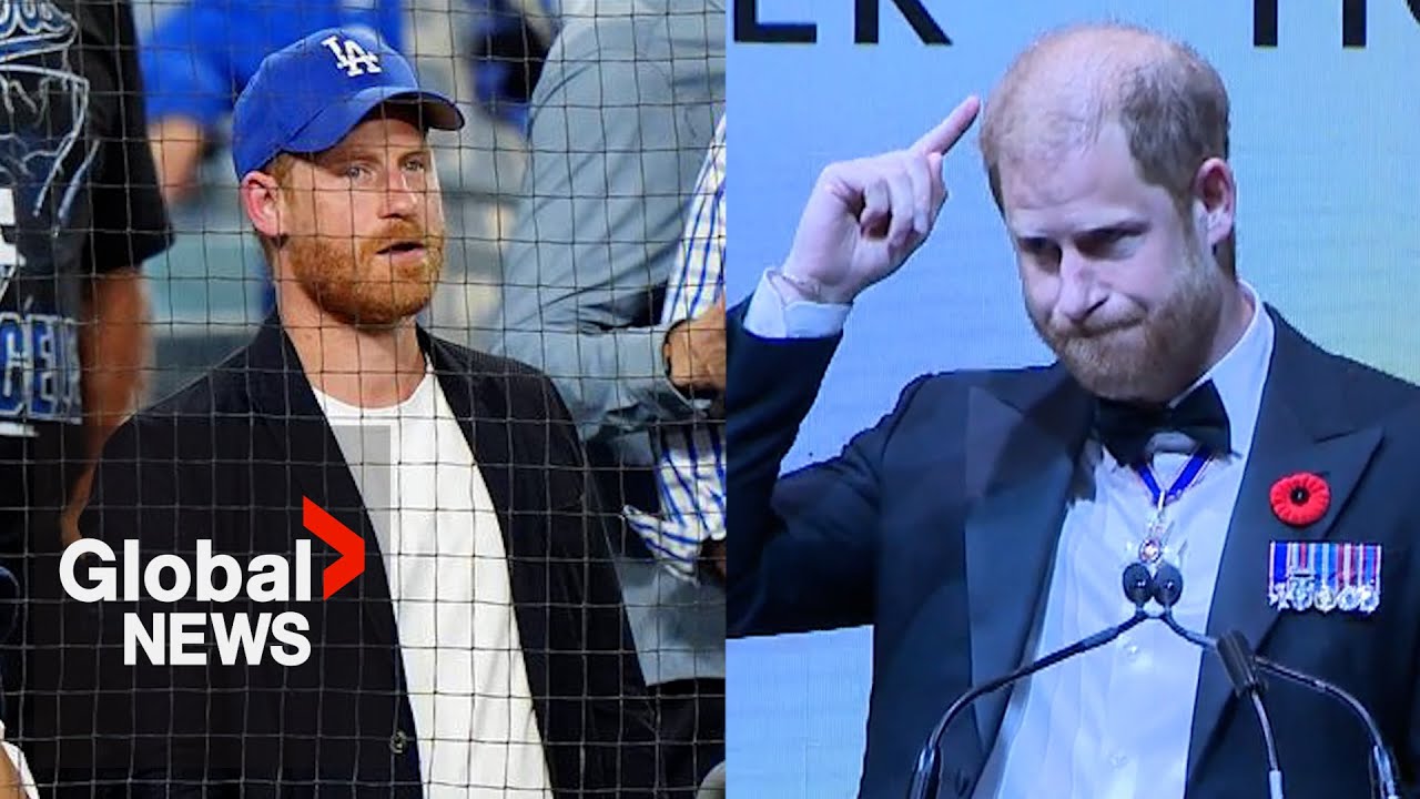 “I'm truly sorry”: Prince Harry apologizes to Toronto for wearing Dodgers hat, blames bald spot