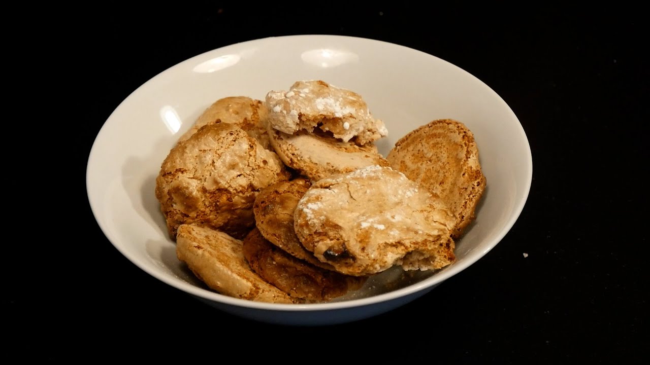 Les biscuits amaretti (origine Italie)