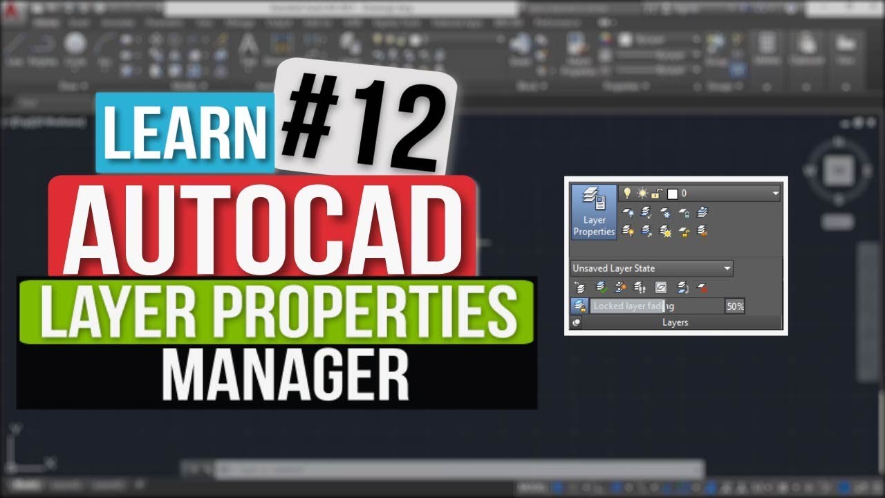 Autocad Tutorial In Hindi || Layer Properties Manager