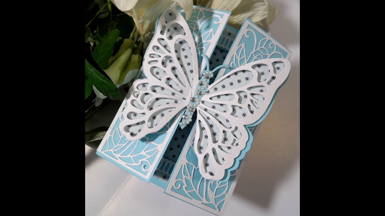 Butterfly Trails 5x7 Gatefold Card