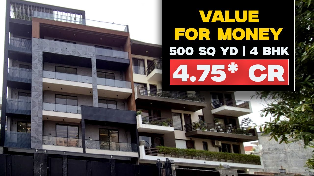 Luxurious 4 BHK Builder Floor in Gurgaon | UNDER 5 CR | 500 Sq Yds
