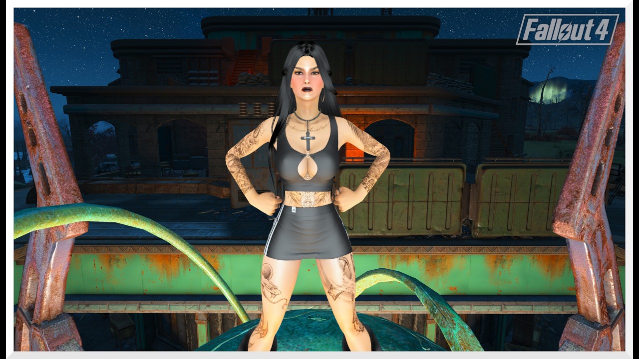 Fallout 4 modded - EP89: The Mini Nuke at Gunners Plaza - 