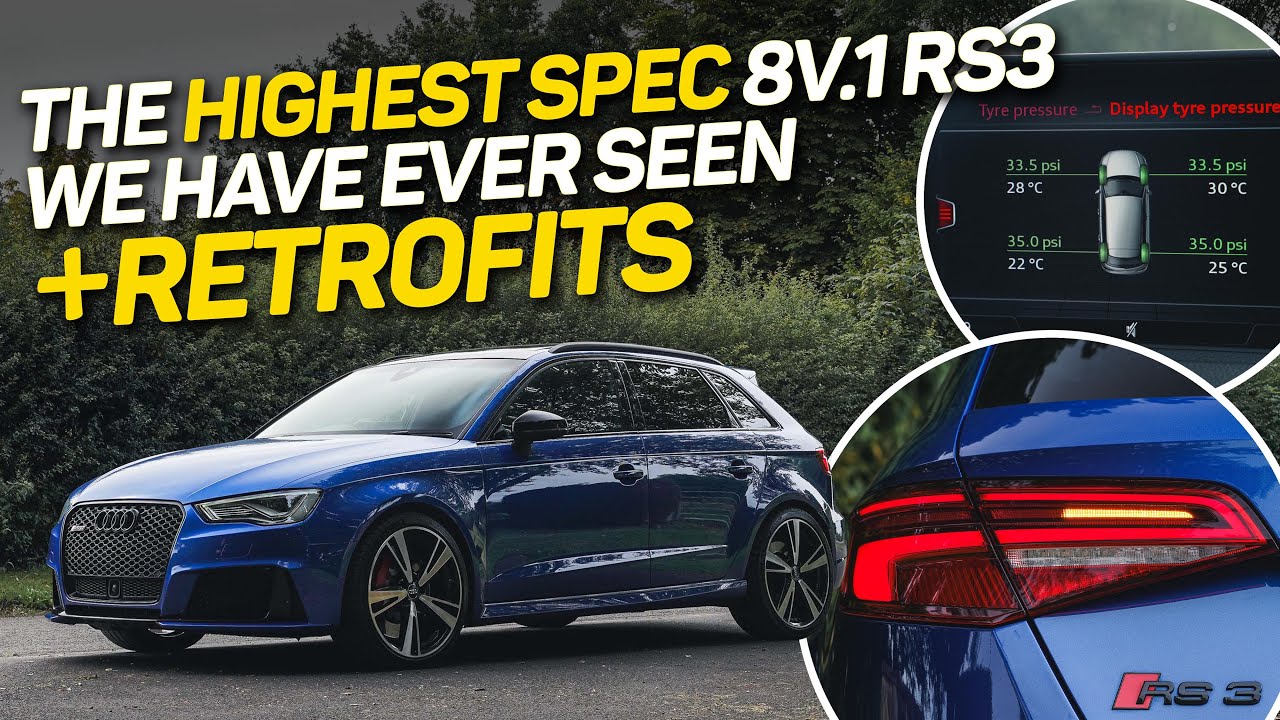 Audi RS3 Pre-Facelift 8V with almost EVERY Factory Extra & &pound;8,000 of Genuine Audi OEM Retrofits