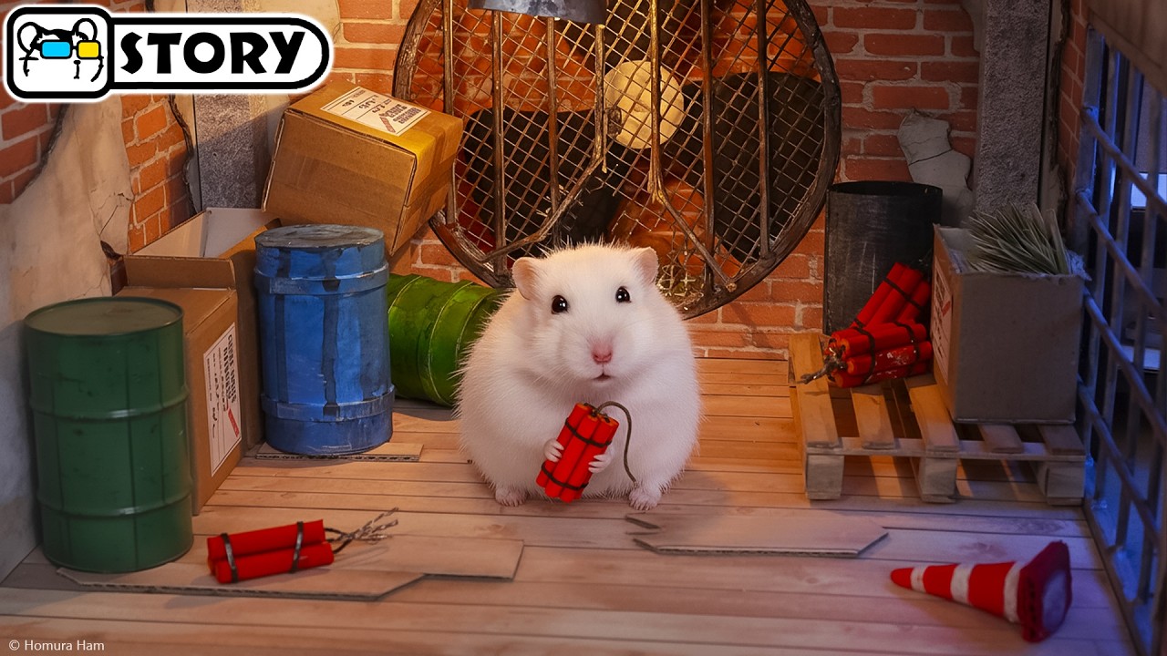 Побег хомяка из Тюремного лабиринта — Ловушки, трюки и свобода! 🐹 Хомура Хам Питомцы