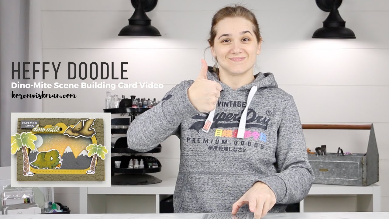 Heffy Doodle Dino-Mite Scene Building Card Video
