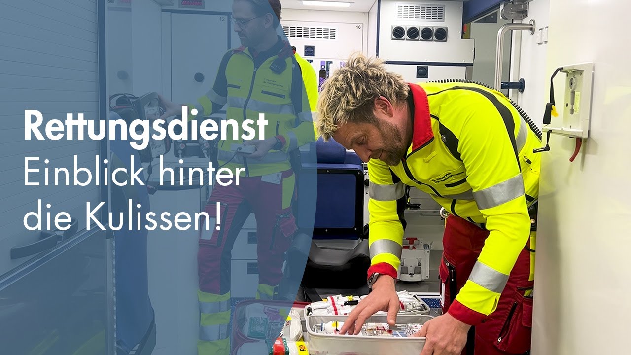 Rettungsdienst -  Einblick hinter die Kulissen