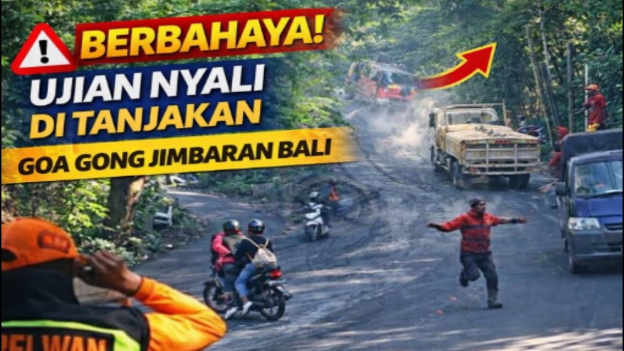 Ujian Nyali di Tanjakan Goa Gong Jimbaran Bali yang Curam!