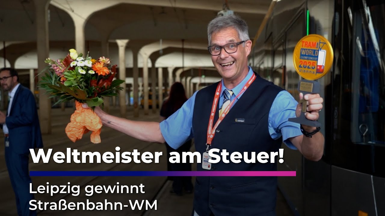 Weltmeister am Steuer - Leipziger ist neuer Straßenbahn - Weltmeister I Sachsen Fernsehen