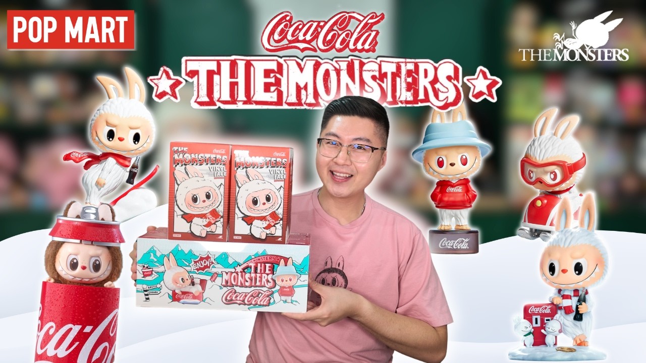 Я снова разгадала секрет?! 😱 Фигурки и плюшевые кулоны PopMart &laquo;Монстры&raquo; x Coca-Cola