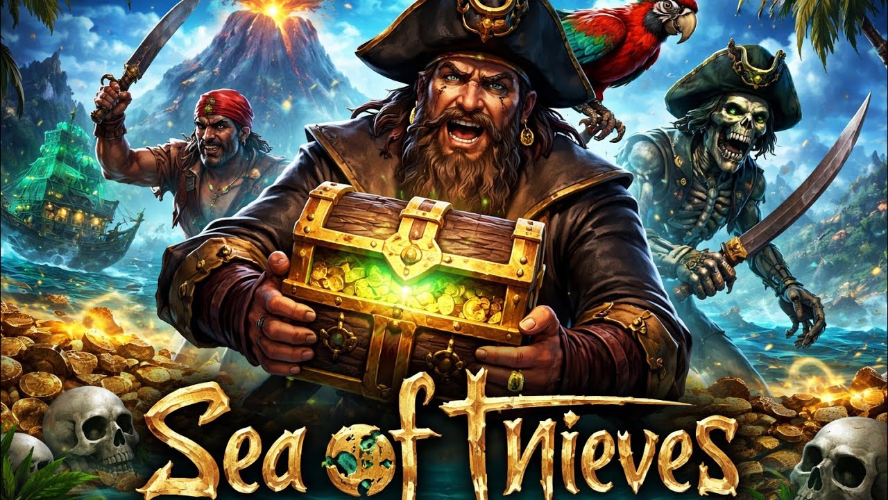 Buscando Tesouros nos Mares de SEA OF THIEVES
