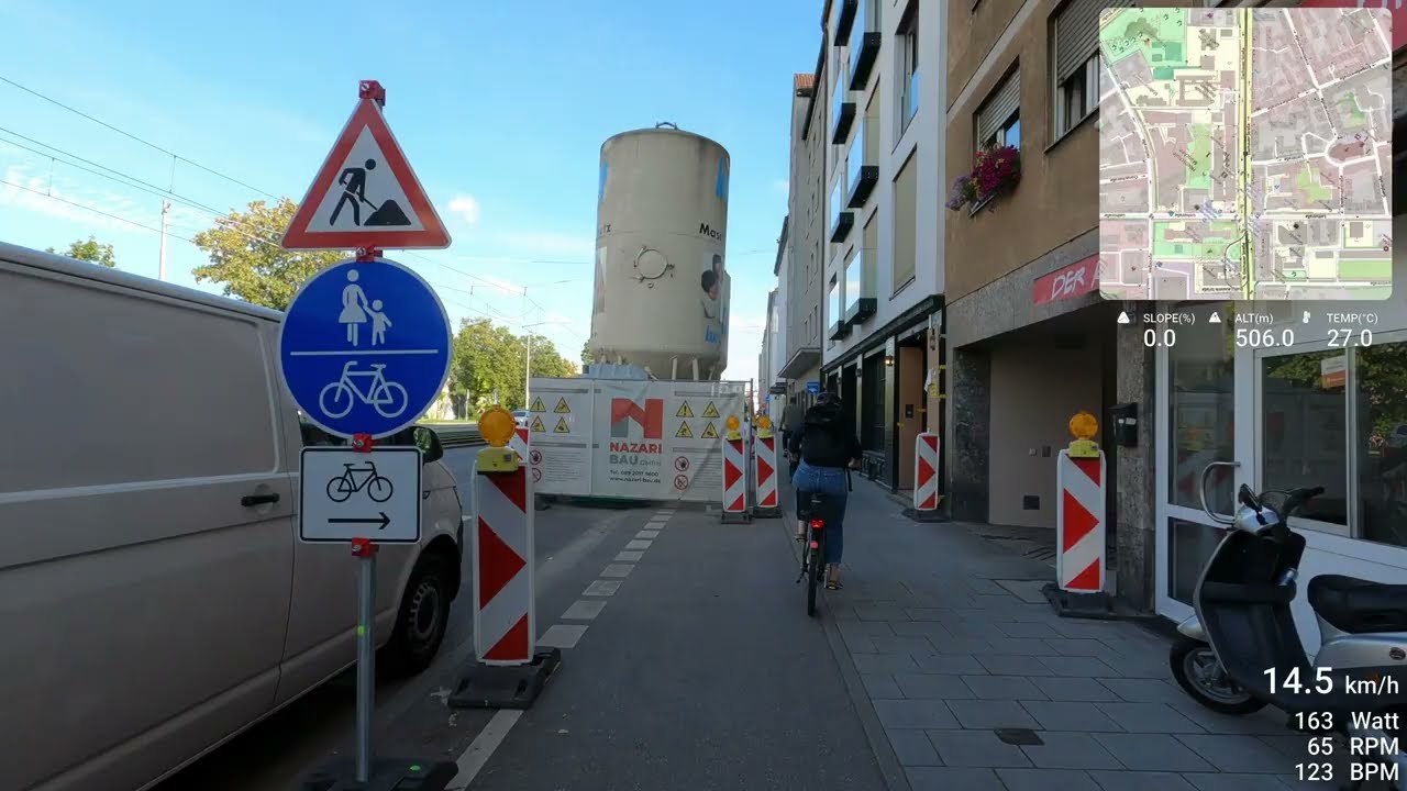 Mit dem Rad von M&uuml;nchen nach Aschheim &uuml;ber Bogenhausen