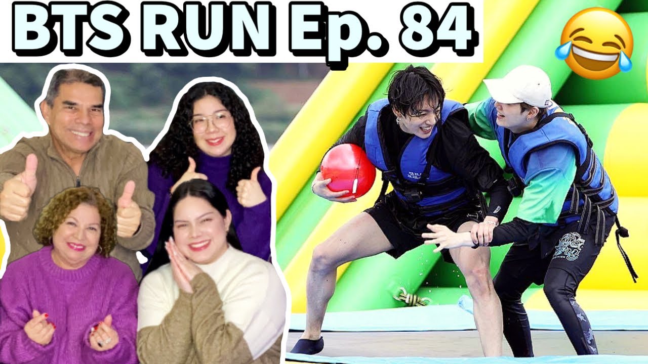 BTS RUN Ep.84 Excursión de verano #2 🔥💦  | Reacción EN FAMILIA!! ❤️