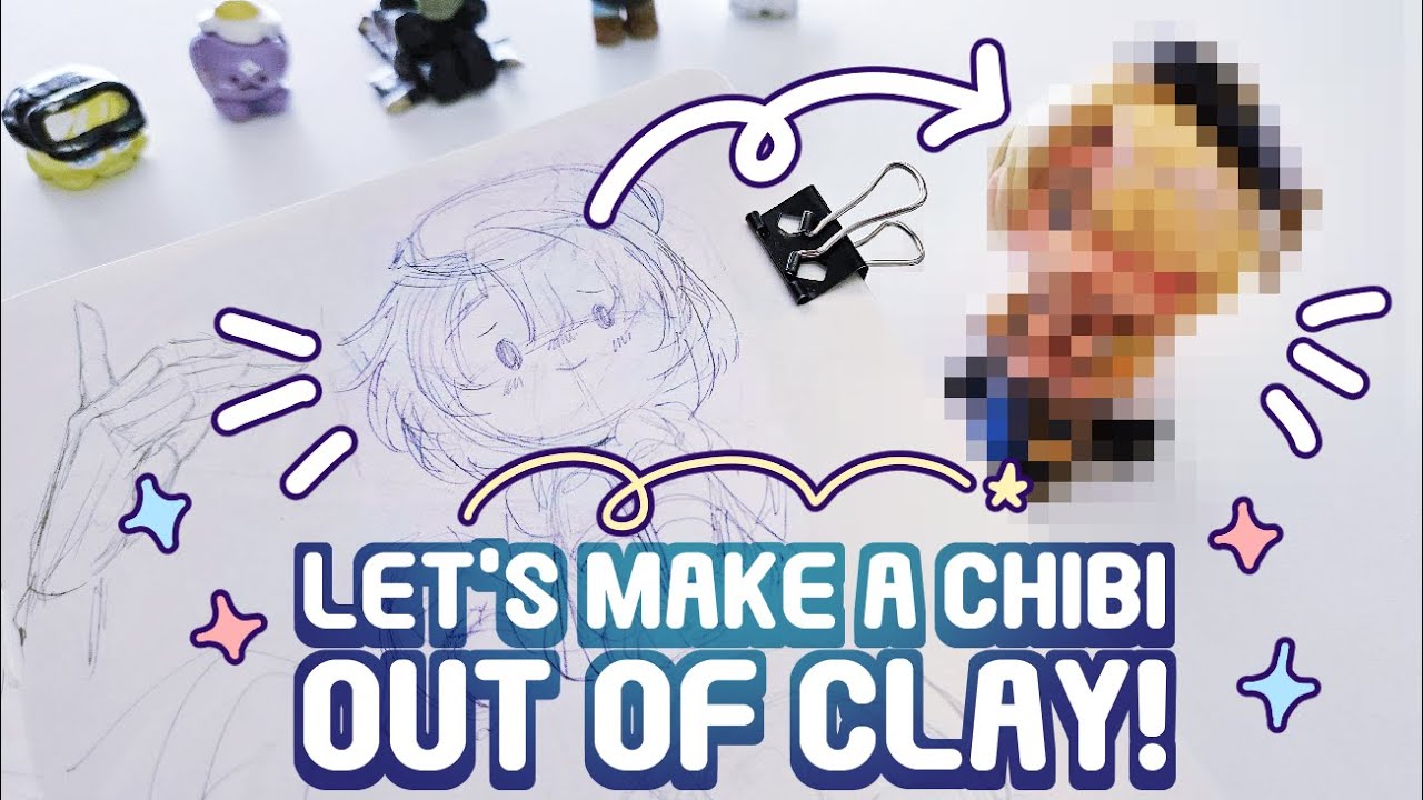 Making a Chibi out of Polymer Clay!
