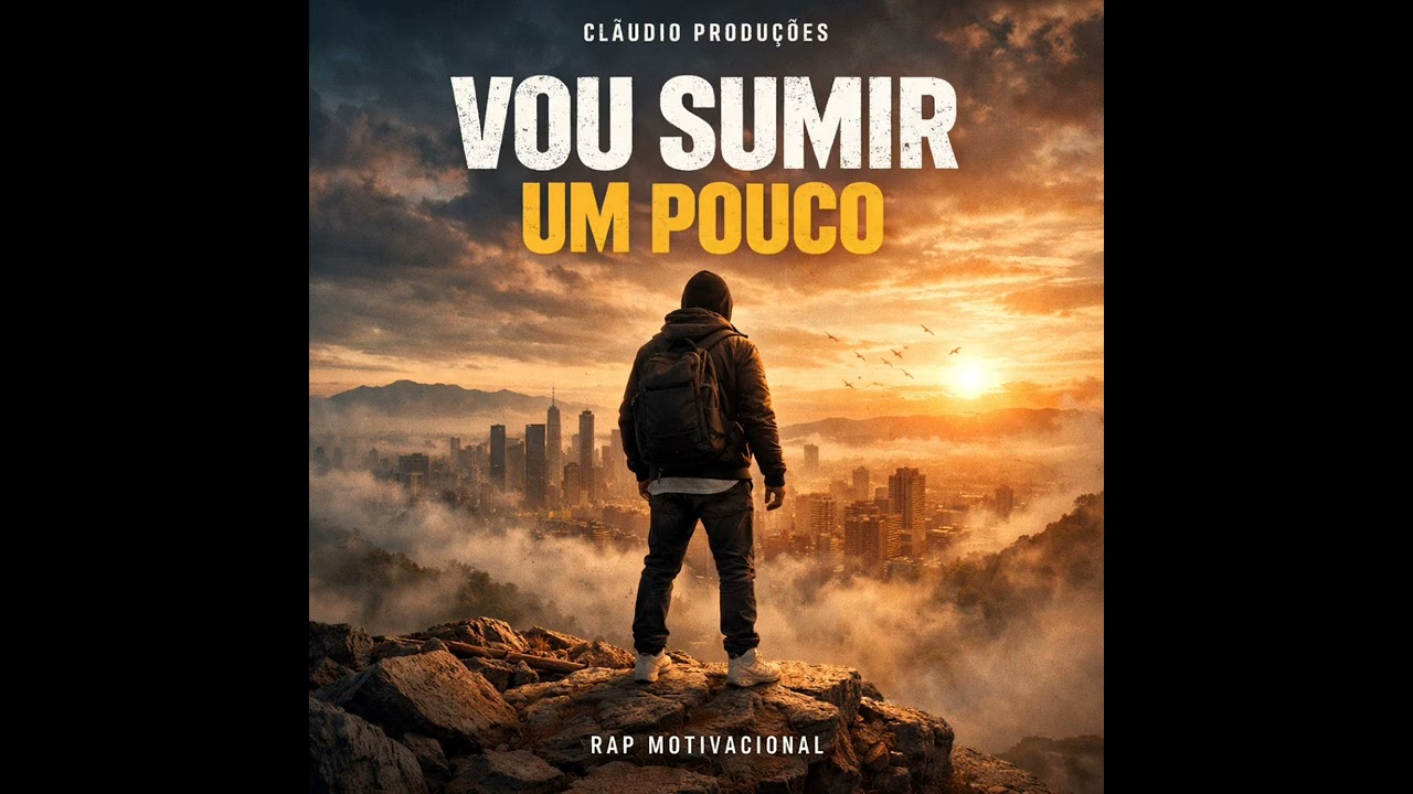 VOU SUMIR UM POUCO 🔥 Rap Motivacional de Superação | Cláudio Produções