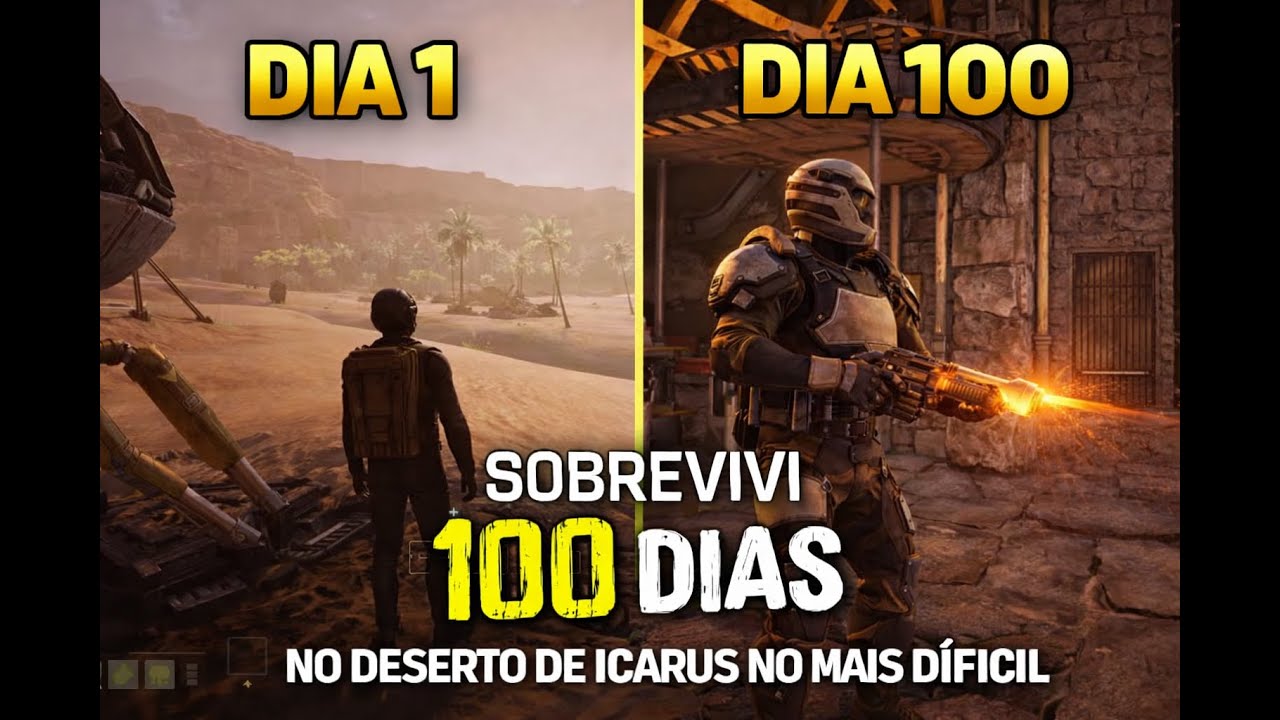 100 DIAS SOBREVIVENDO NO DESERTO NO MODO MAIS DIFICIL  -ICARUS O FILME