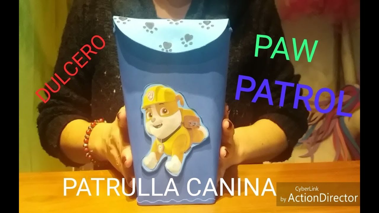 DULCERO MOCHILA PATRULLA CANINA. PAW PATROL