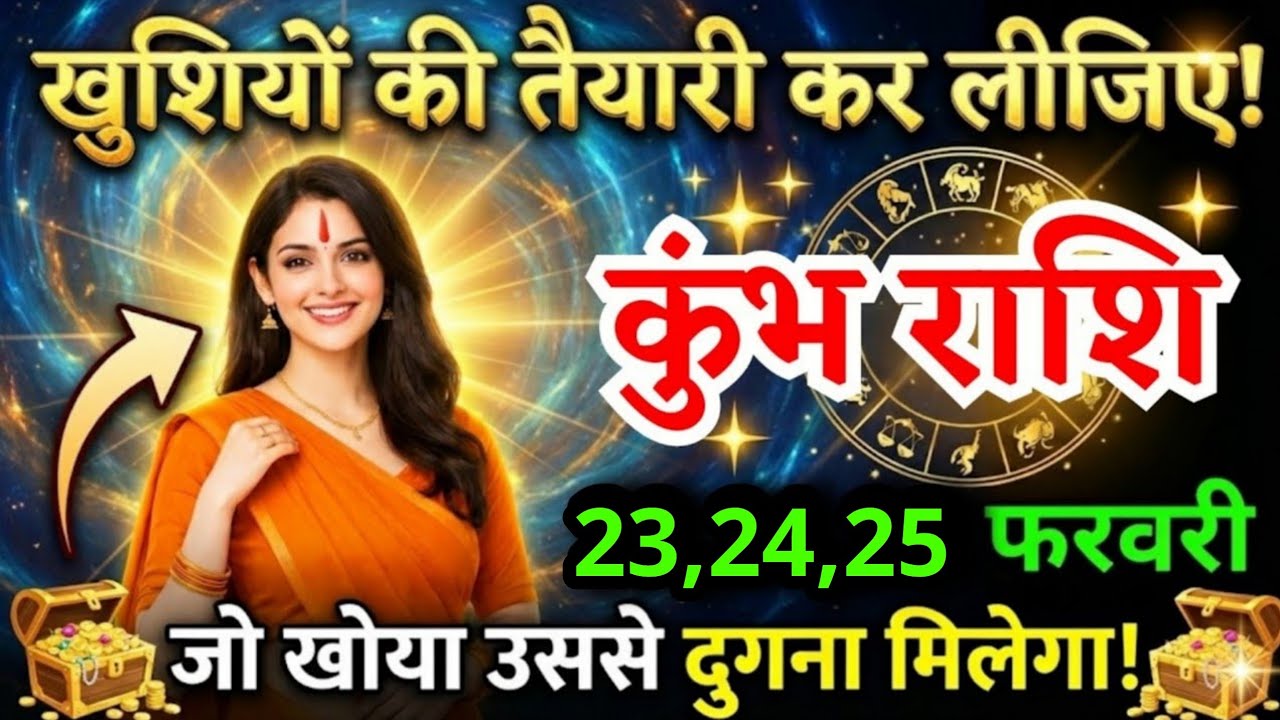 17, 18, 19 फरवरी, कुंभ राशि वालों खुशियों की तैयारी कर लीजिए, Kumbh Rashi, चमकेगी किस्मत