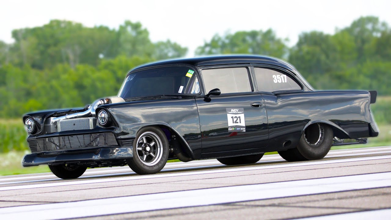 Can he hit 200mph?! - GORGEOUS 56’ Chevy