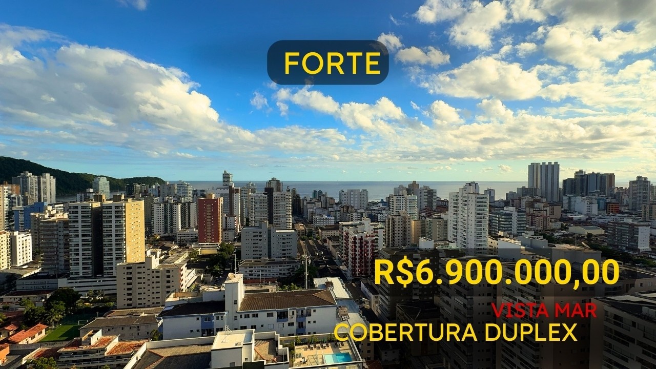 #211 VISTA MAR COBERTURA DUPLEX , 4 SUITES, 4 VAGAS, FORTE