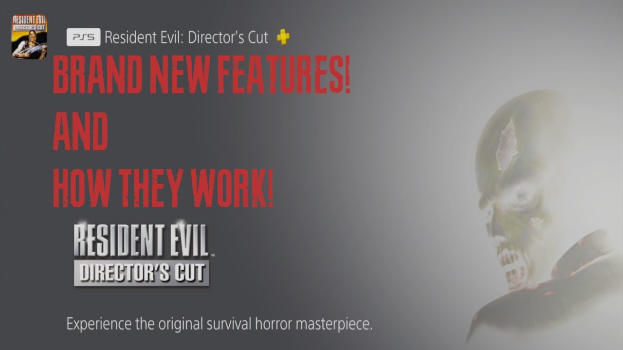 Resident Evil: Directors Cut - PS5 - BRAND NEW FEATURES!