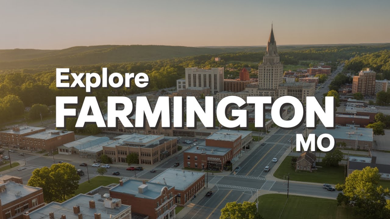 Farmington Missouri DRONE TOUR: Small Town 1 Hour From St. Louis (Is It Worth It?)