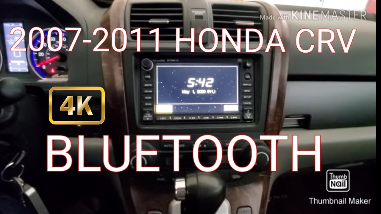 Add Bluetooth to 2007-2011 Honda CRV