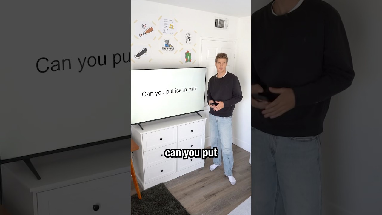 Can you put ice in milk