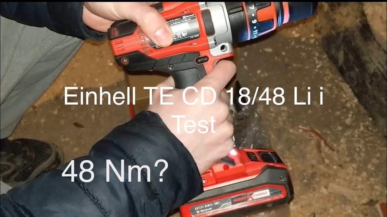 Einhell TE CD 18/48 Li i Test und Verlgeich