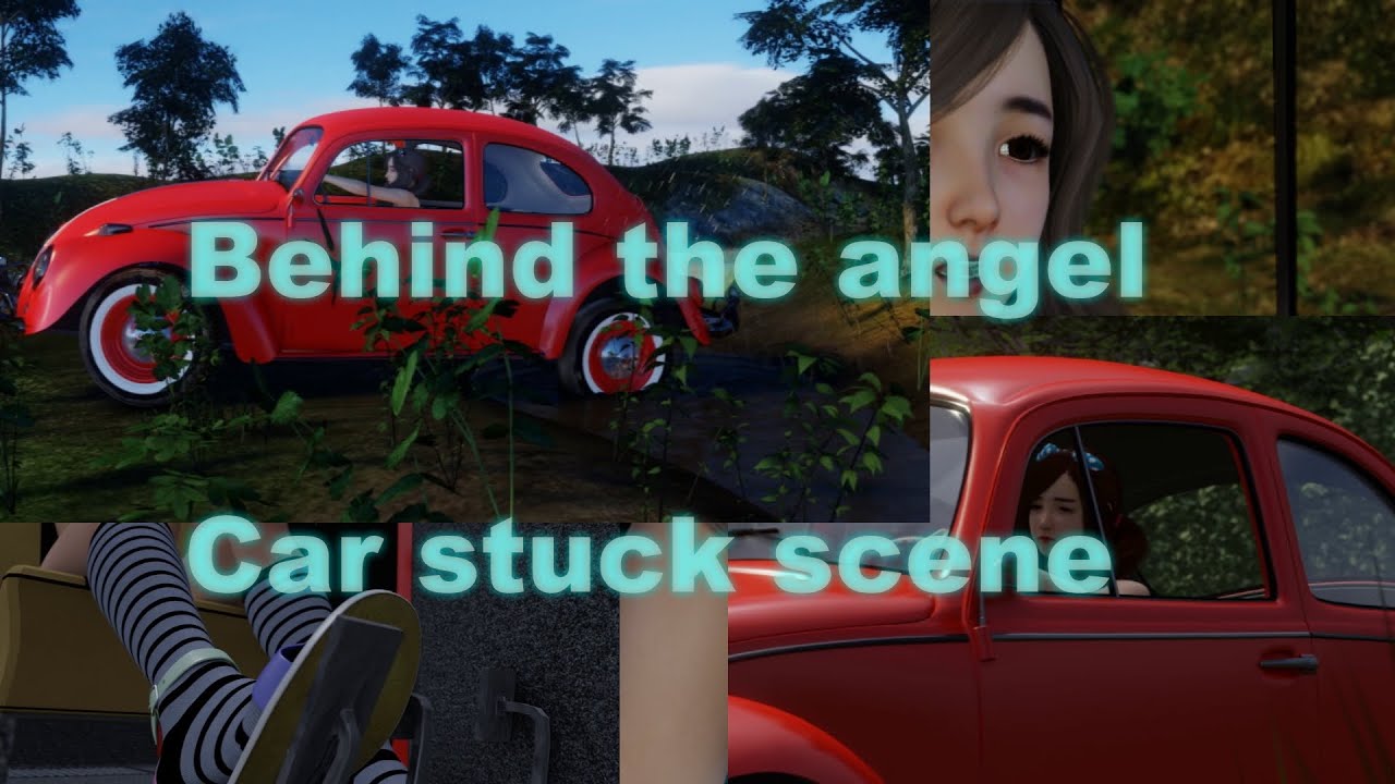 Behind the angel _car stuck scene