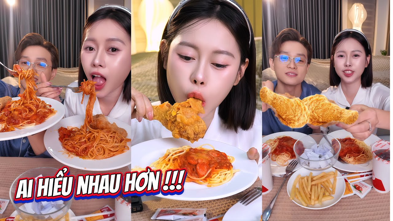 Ăn Gà Rán Và Mì Ý - Xem Ai Hiểu Nhau Hơn !!!