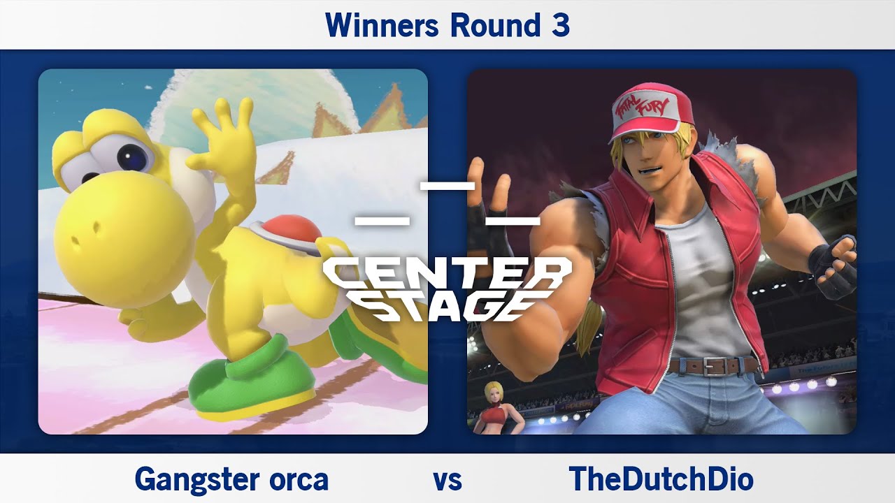 CENTER STAGE | Gangster orca (Yoshi) vs TheDutchDio (Terry) | Winners Round 3