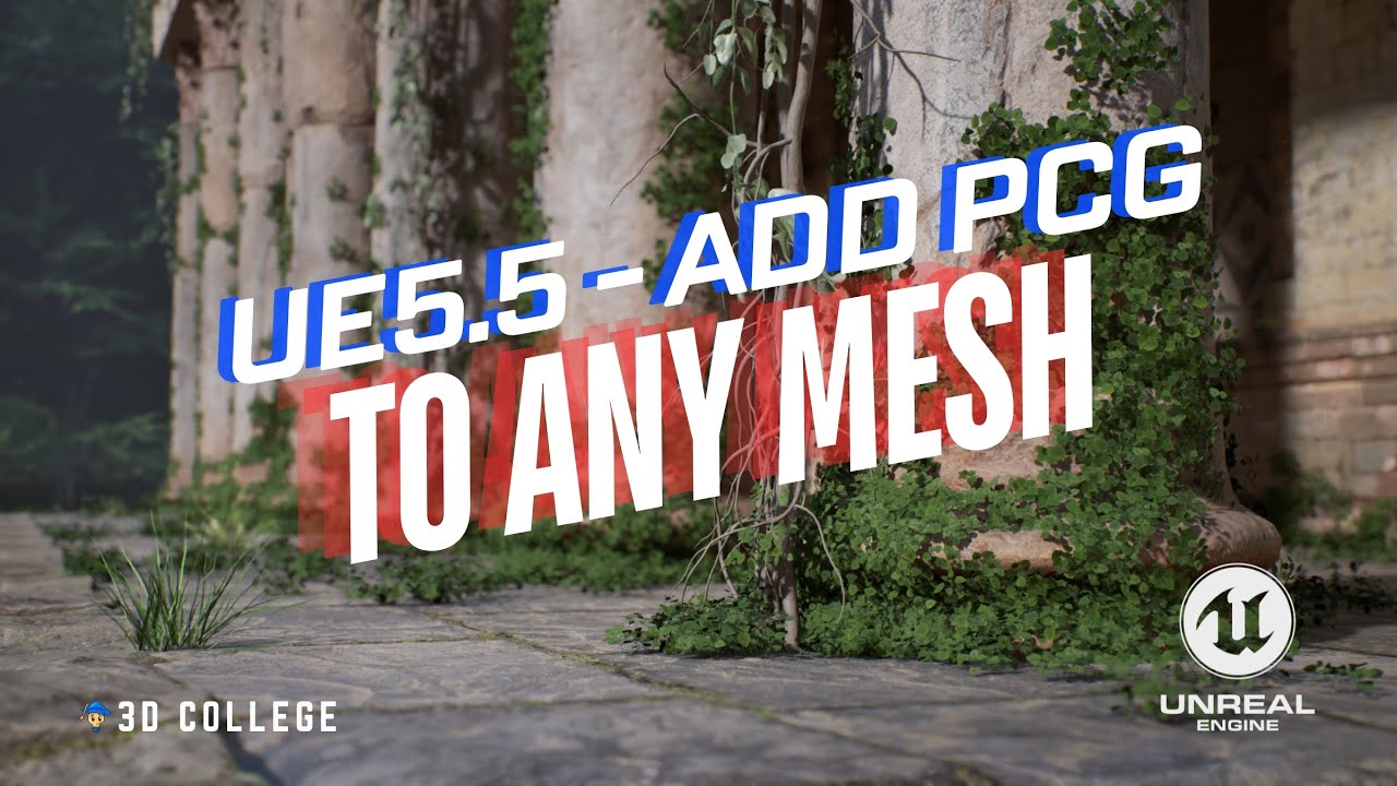 Unreal Engine 5 - add PCG to any mesh!