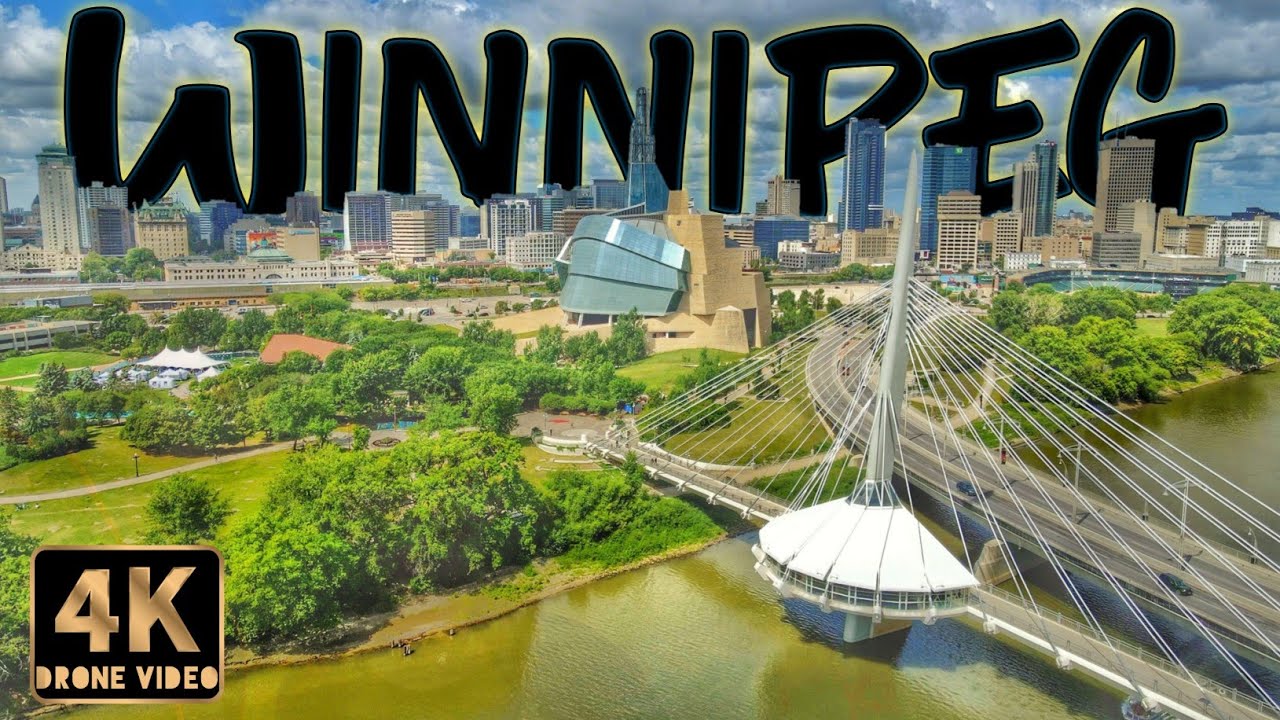 Winnipeg, Canada & Pinawa Dam Memorial Heritage Park 4k Drone