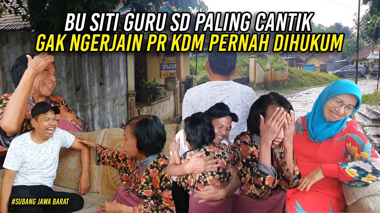 KANG DEDI BARENG BU SITI GURU SD YANG PALING CANTIK | PERNAH DIHUKUM KARENA GAK KERJAKAN PR