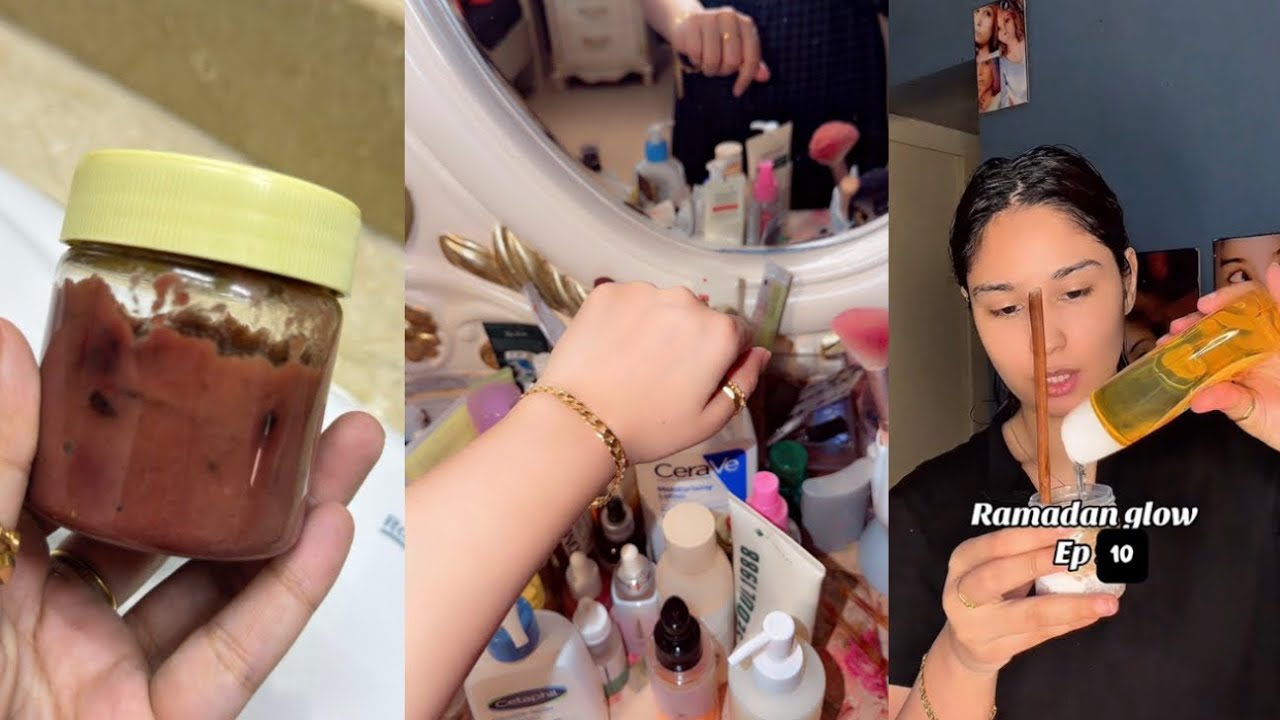 Ramadan glow ep 10💕 DIY Body Scrub for Face, Hands & Feet