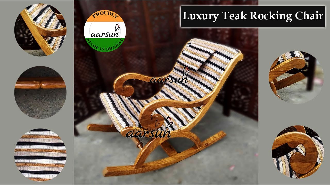 #43 Rocking Chair | Grandpa chair | Relaxing Chair | Available in Sheesham wood teak wood best price