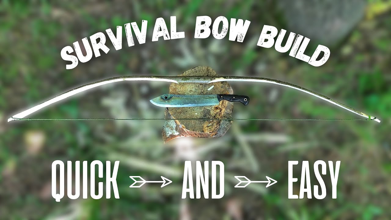 Quick And Easy Survival Bow Build