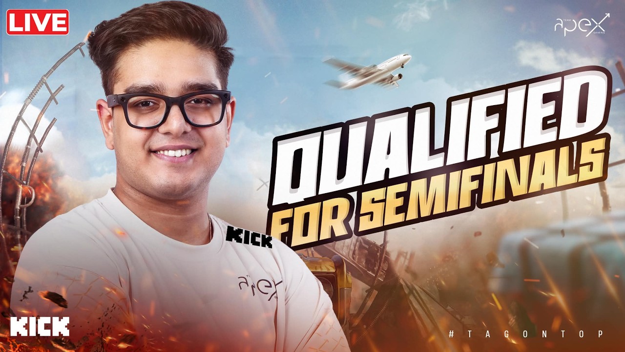 QUALIFIED FOR SEMI&rsquo;S🖤🔝 | Ft. TEAM APEX GAMING | TAGHYDRO