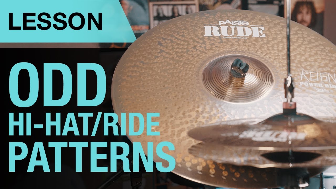 Odd Hi-Hat Patterns | Paiste Rude Wild Cymbals | Drum Lesson