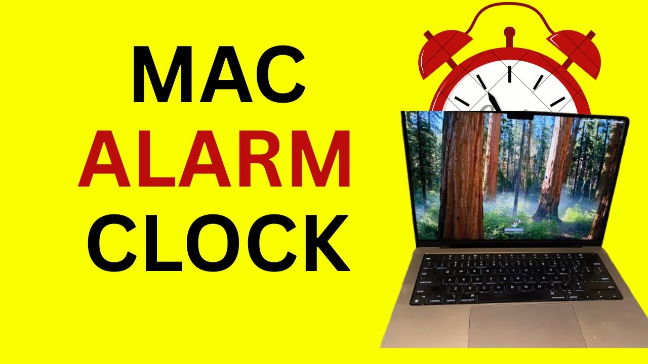 How to Set an Alarm on MacBook, MacBook Air, or Mac Pro | Alarm App Tutorial