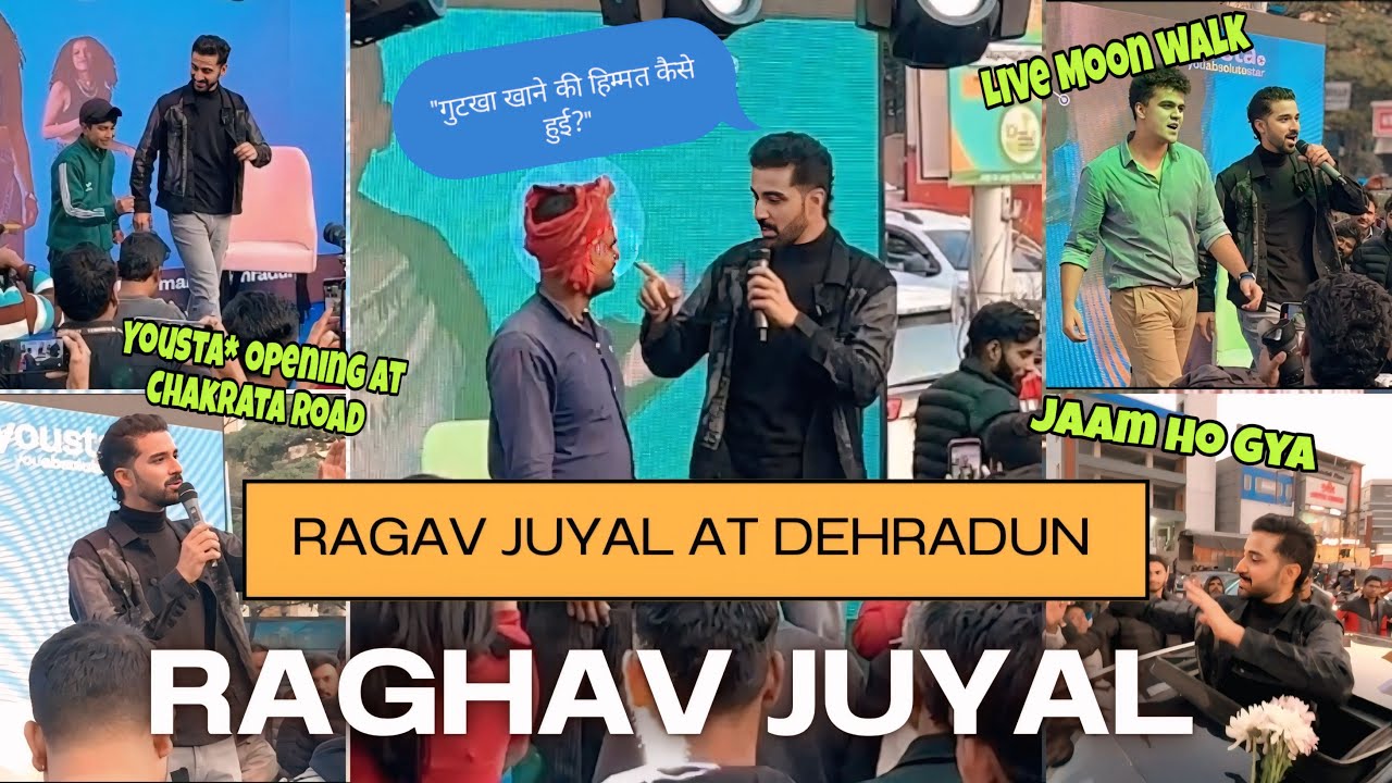 Meeting Raghav Juyal at Dehradun Yousta Opening | Vlog with the King of Slow Motion Dance