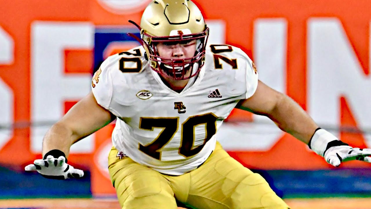Ozzy Trapilo College Football Highlights💥| Boston College Right Tackle | NFL Draft Film