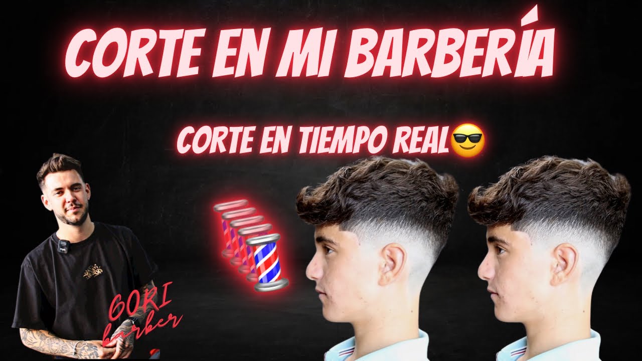 CORTE EN MI BARBERIA! Un corte de pelo con GORIBARBER. Como cortar el pelo?
