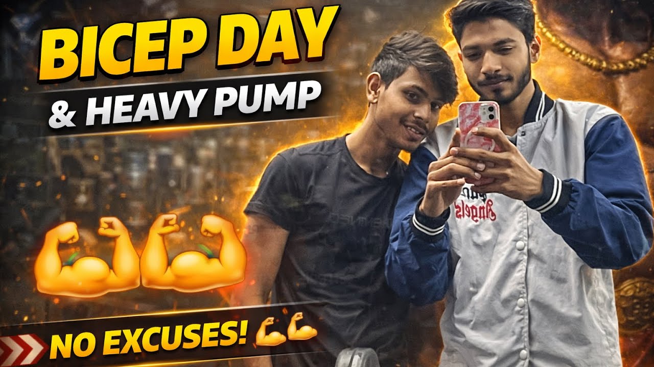 Bicep Day Workout 💪 | Full Pump & Motivation