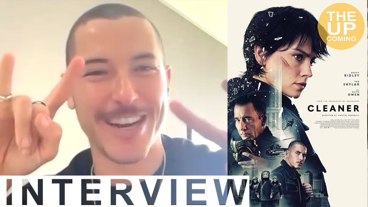 Taz Skylar interview on Cleaner: Iconic cast, unlikely hero & winning over Campbell with humour